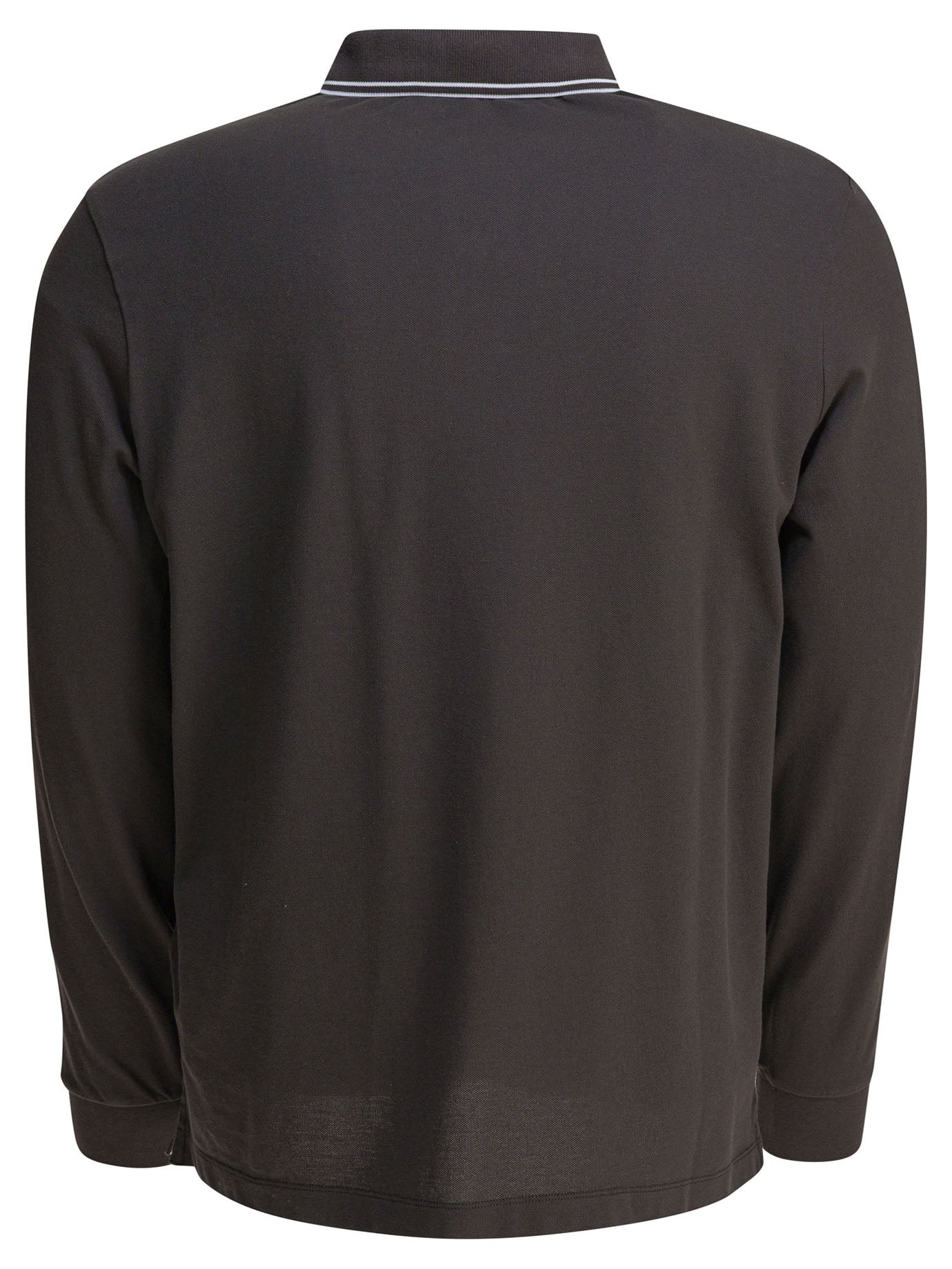 Stone Island Organic Cotton And Pique Polo Shirt - 2