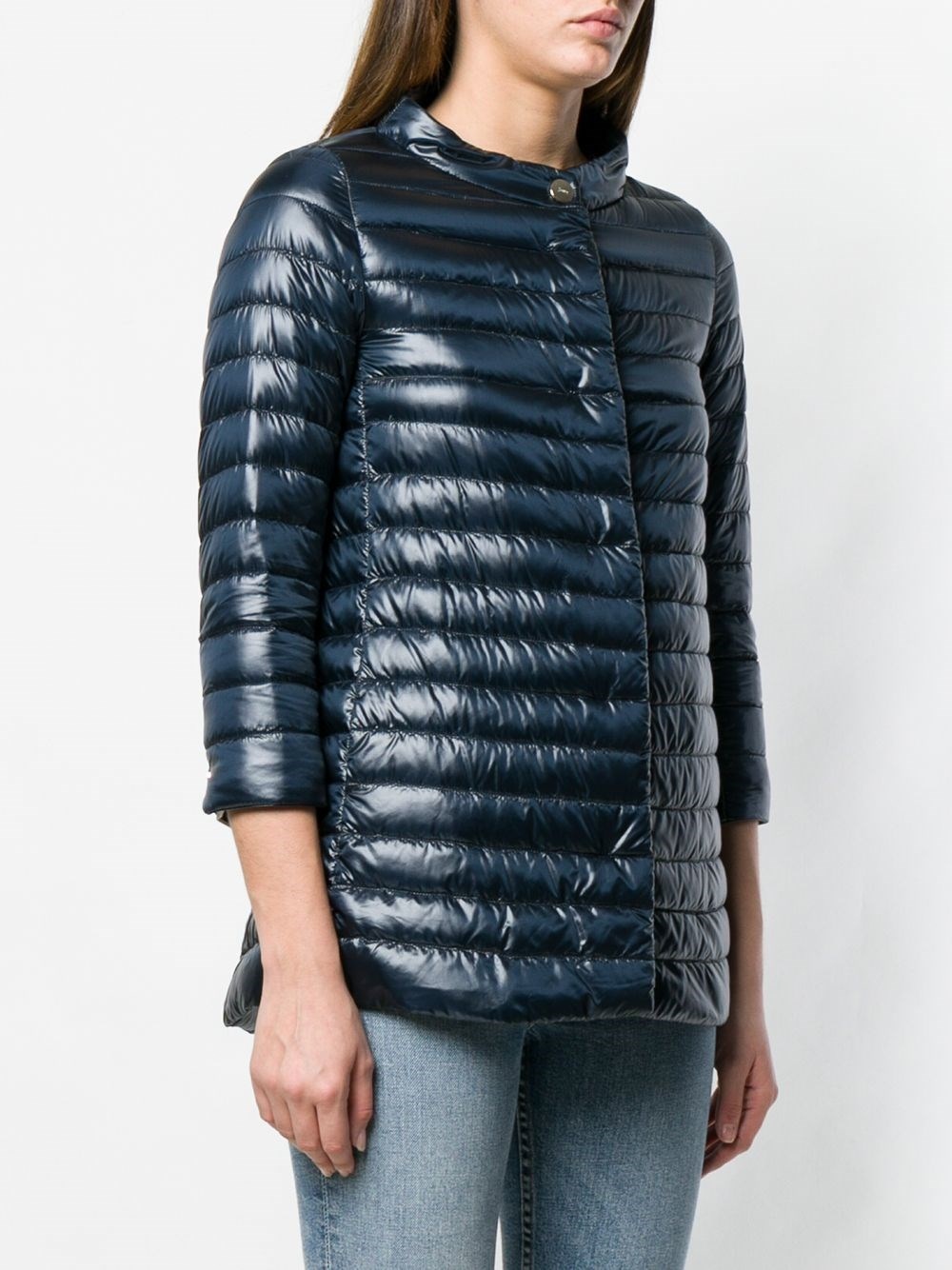 Nylon midi down jacket - 3