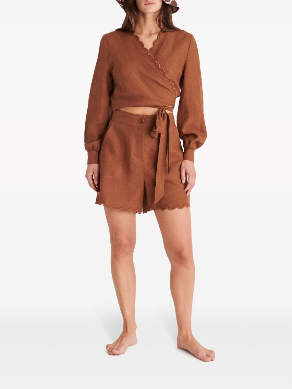 Joli linen crop top - 2
