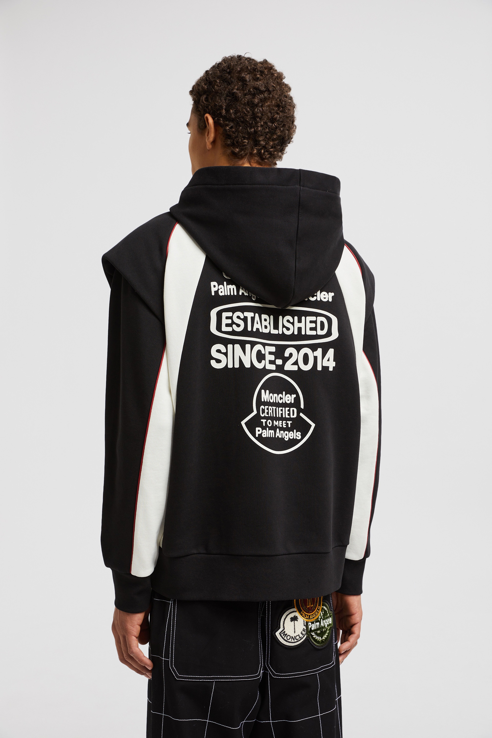 Moncler x Palm Angels Logo Cotton Hoodie - 5