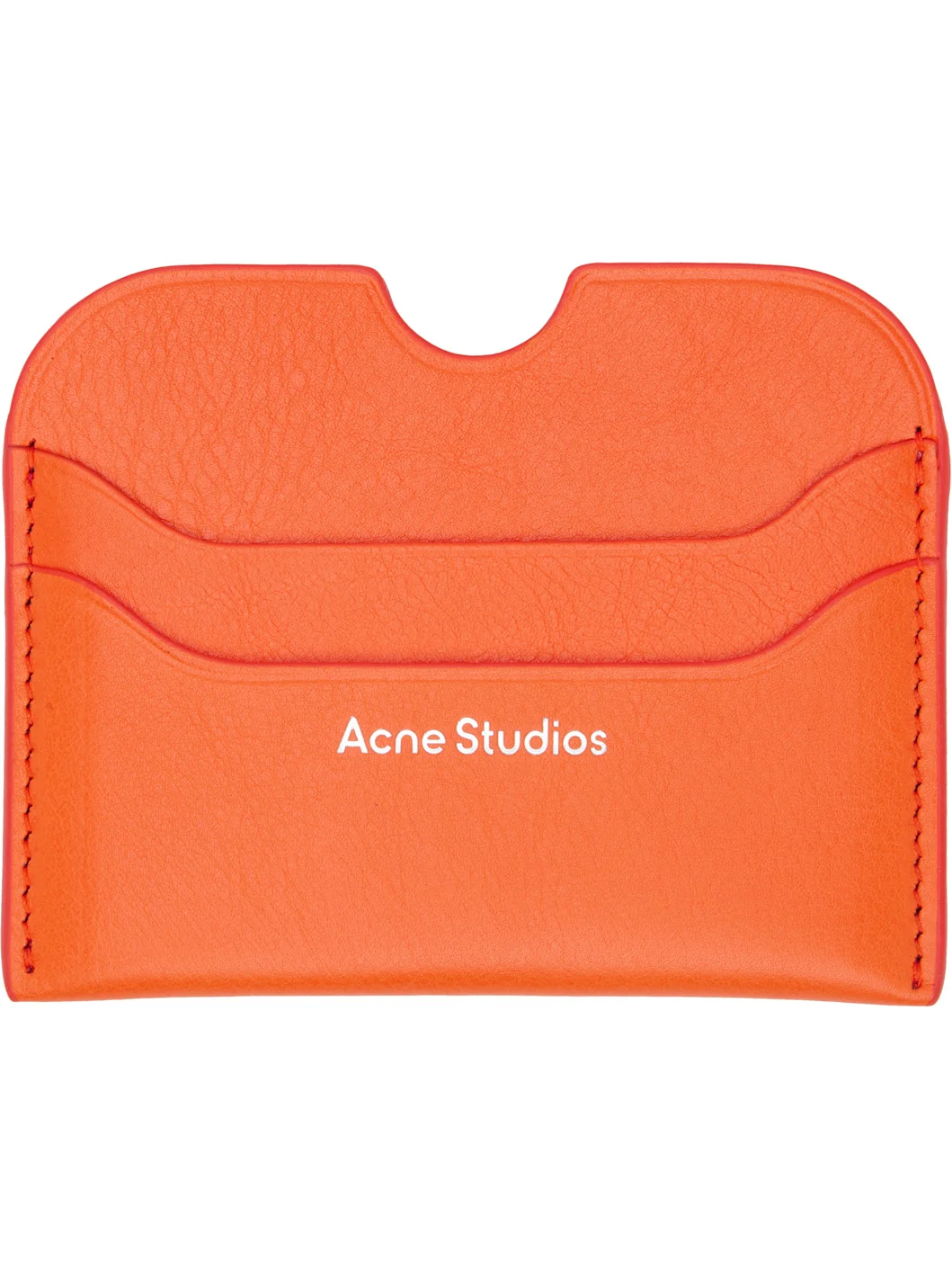 Orange Logo Stamp Card Holder - 1