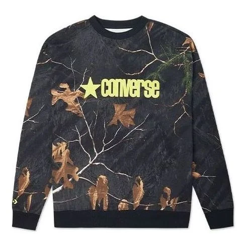 Converse Realtree Printed Crew Neck Sweatshirt 'Black' 10019970-A04 - 1