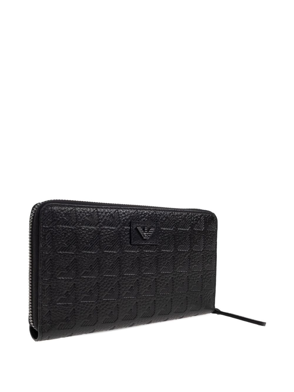 eagle-logo zip-around wallet - 3