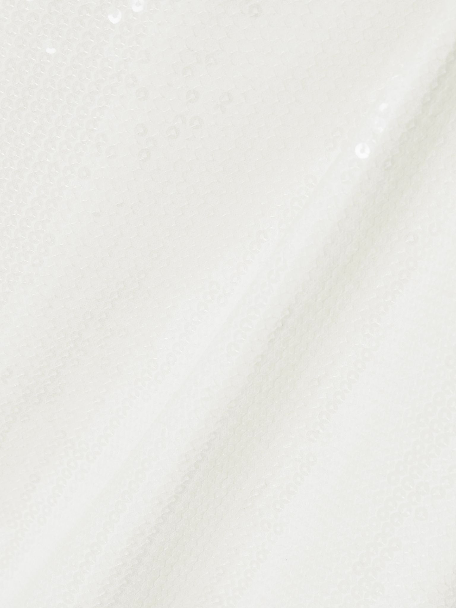 Strapless sequined crepe midi dress White - 4