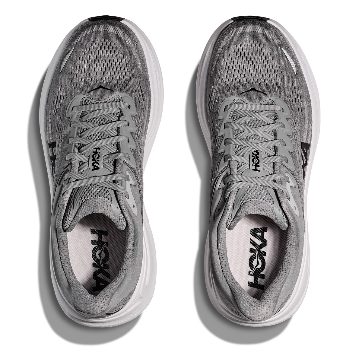 Hoka Bondi 9 Galactic Grey - Stellar Grey - 3