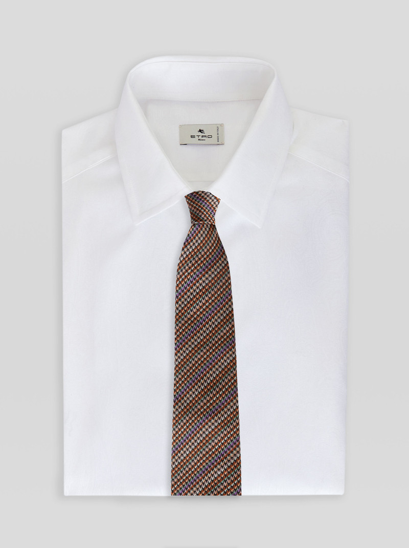 Etro HOUNDSTOOTH SILK TIE outlook