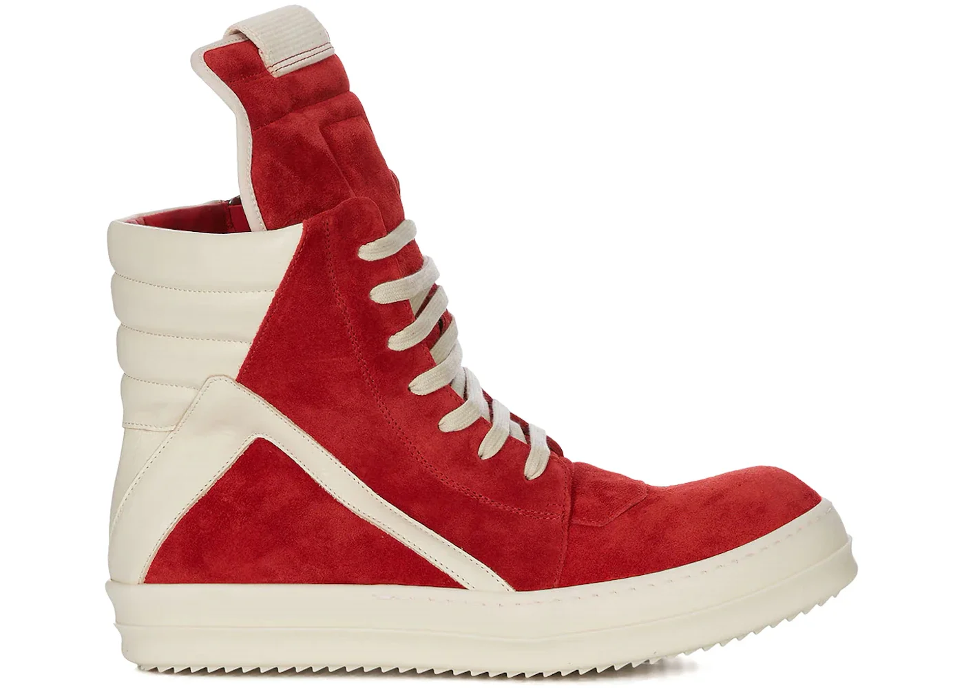Rick Owens Geobasket High Carnelian Milk - 1