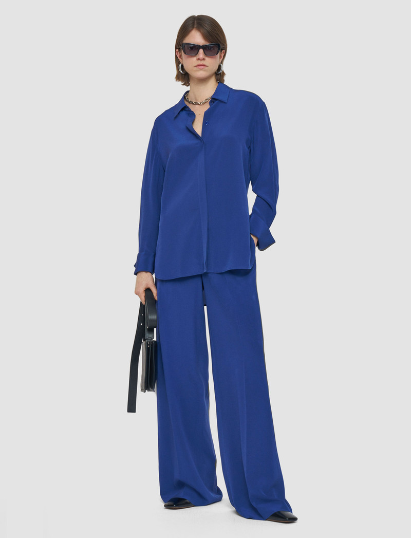 JOSEPH Bold Crepe de Soie Silk Blouse outlook