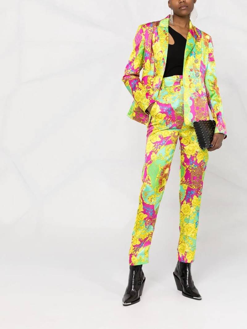 PHILIPP PLEIN New Baroque print trousers outlook