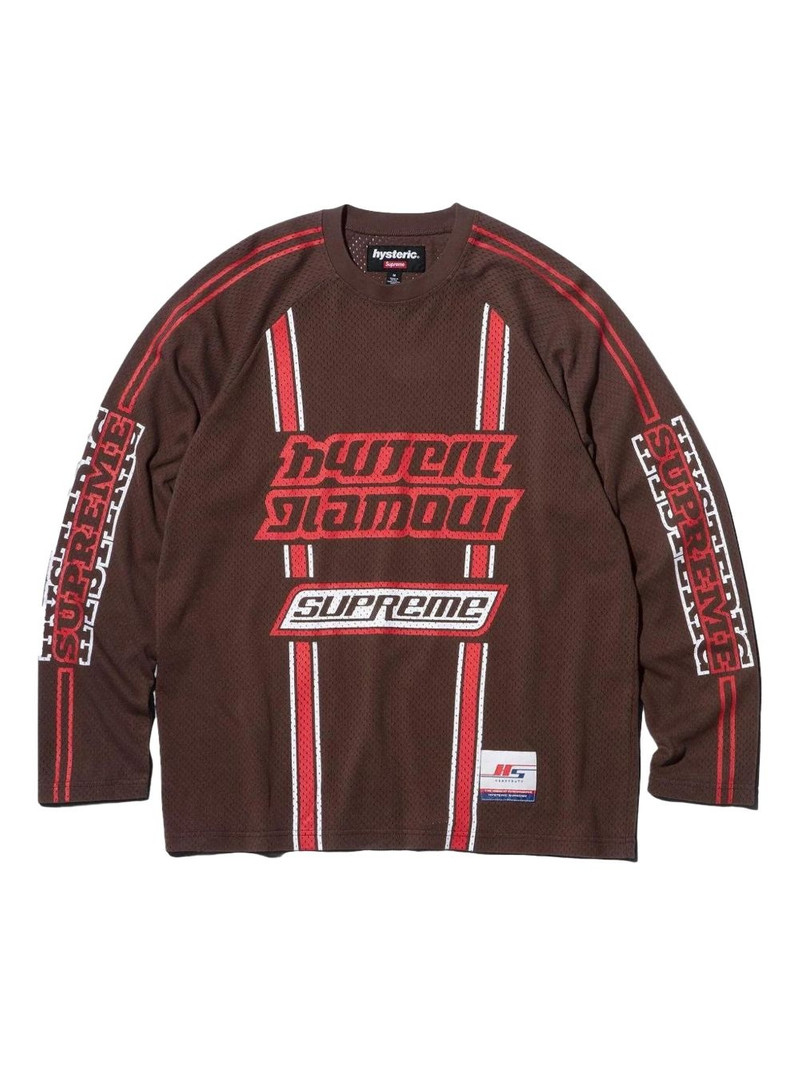 x Hysteric Glamour logo-print T-shirt - 1