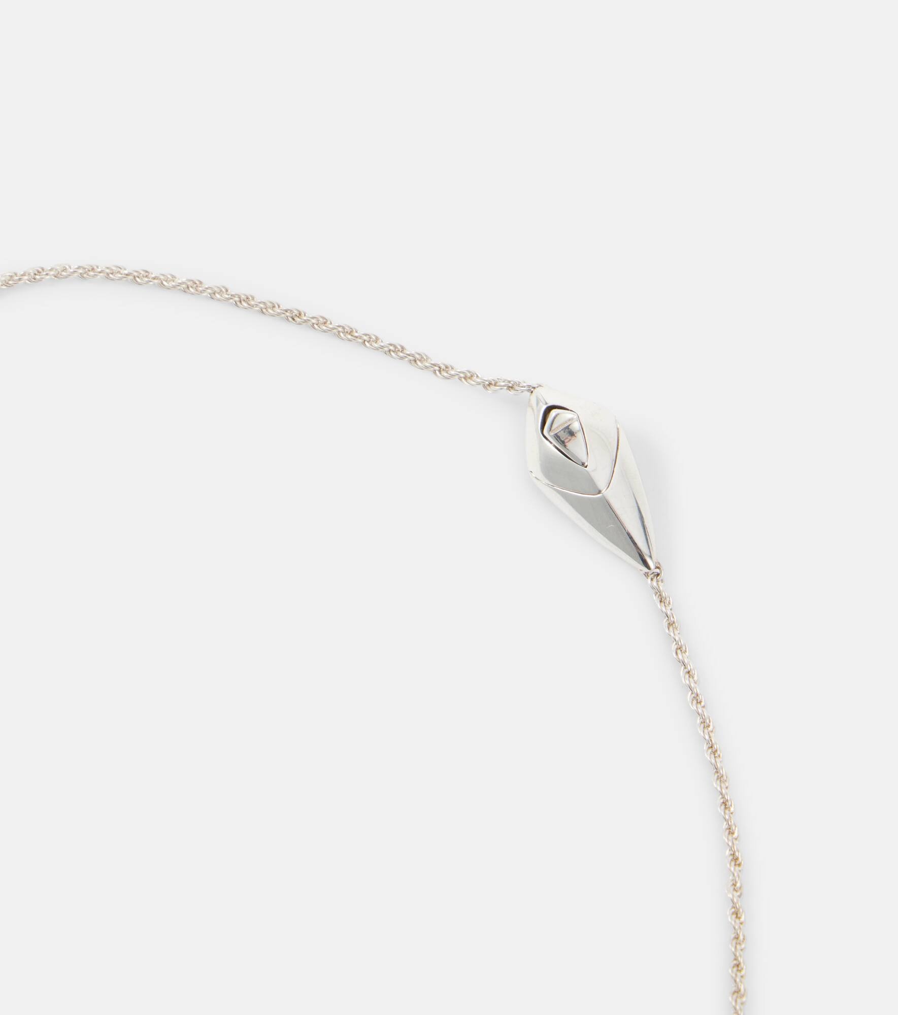 Sterling silver necklace with freshwater pearl - 2