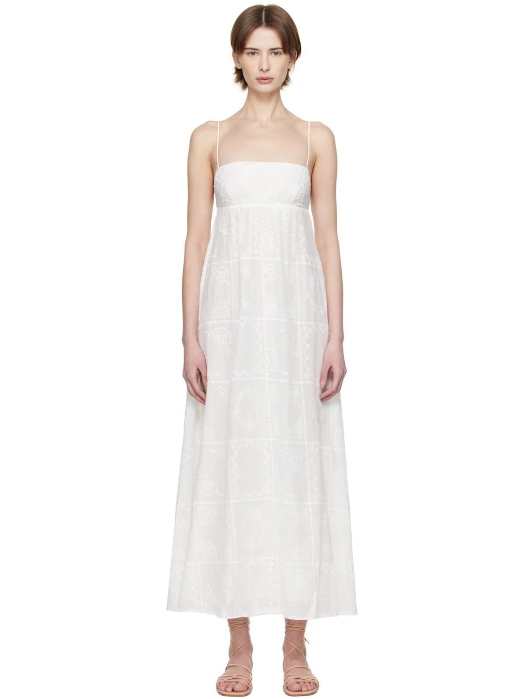 White Zalea Maxi Dress - 1