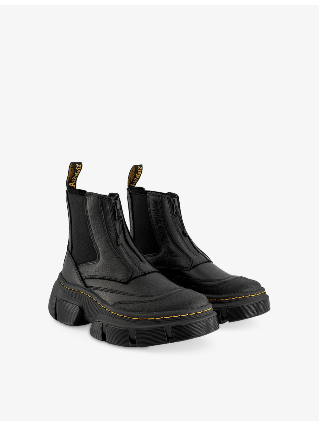 DMXL Zip Leather Chelsea Boots - 3