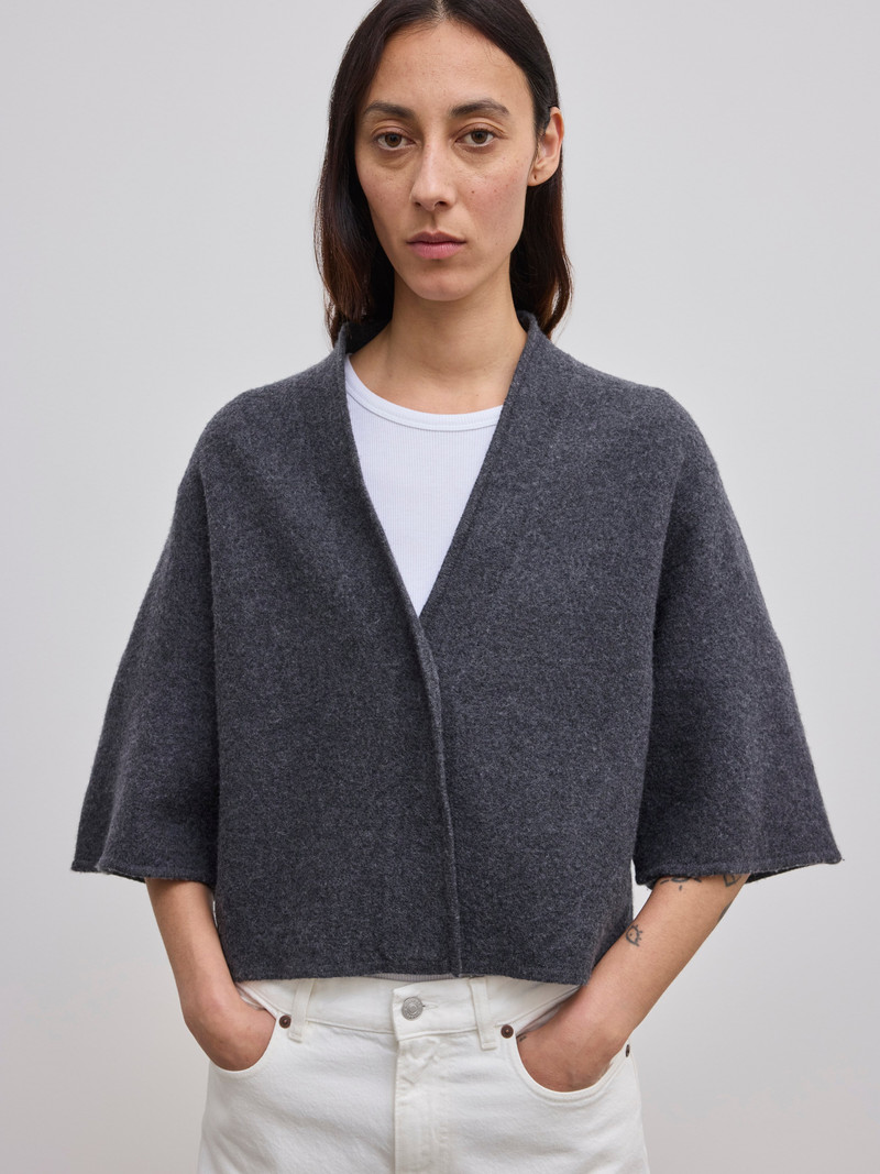 Short Wool Cardigan 3