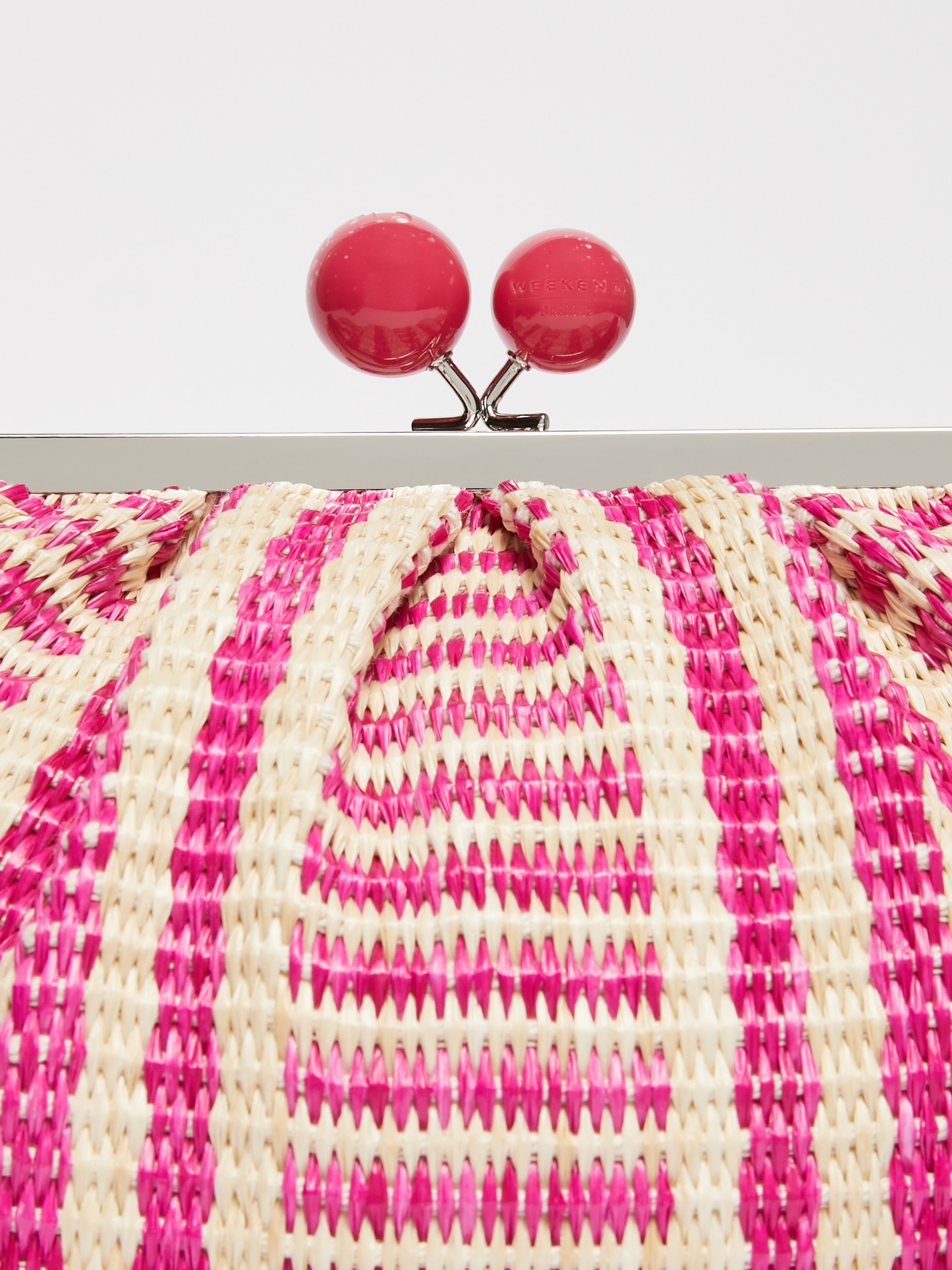 LOCRI Medium raffia-look jacquard Pasticcino Bag - 5