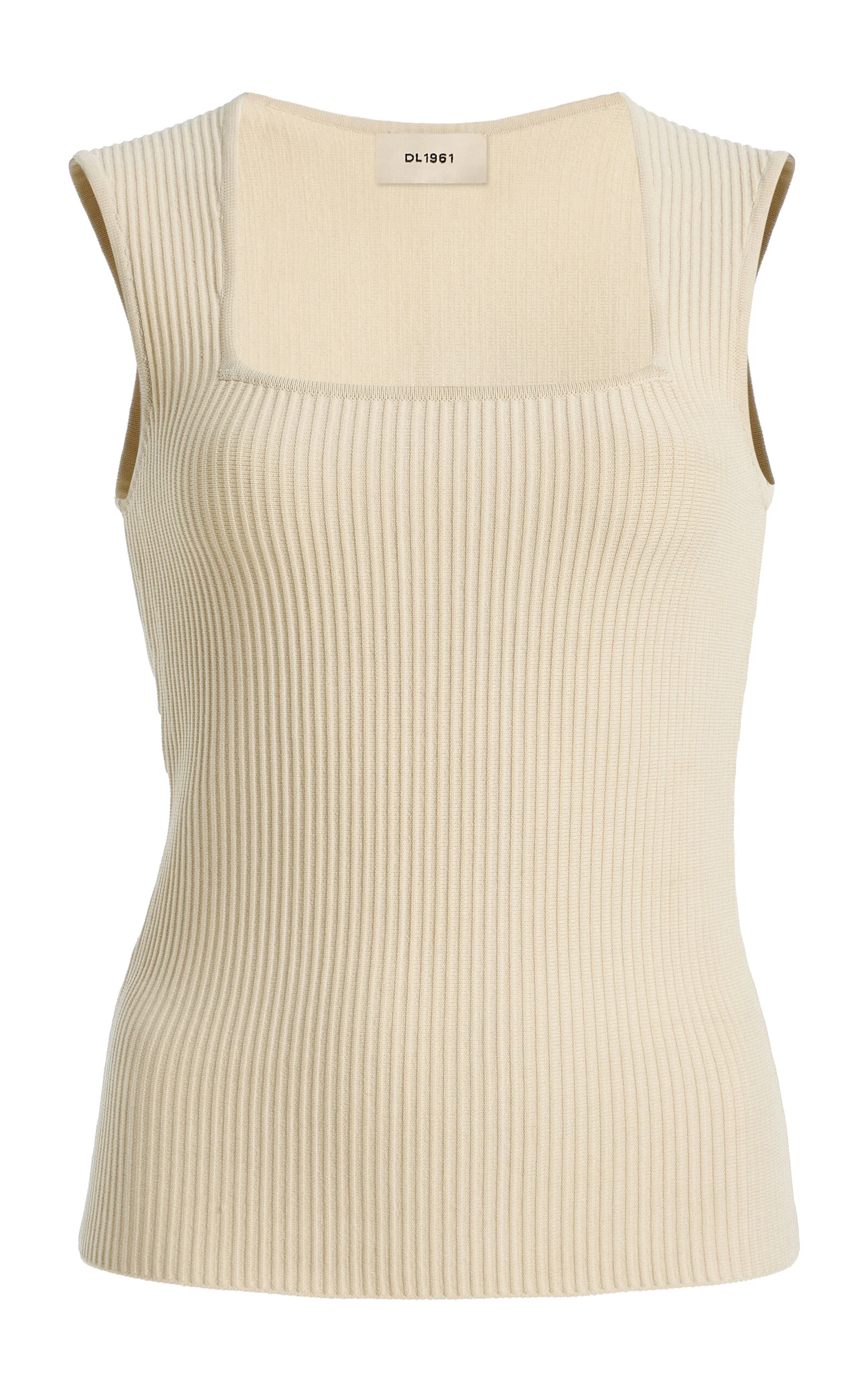 Square Neck Instasculpt™ Rib Top - 1