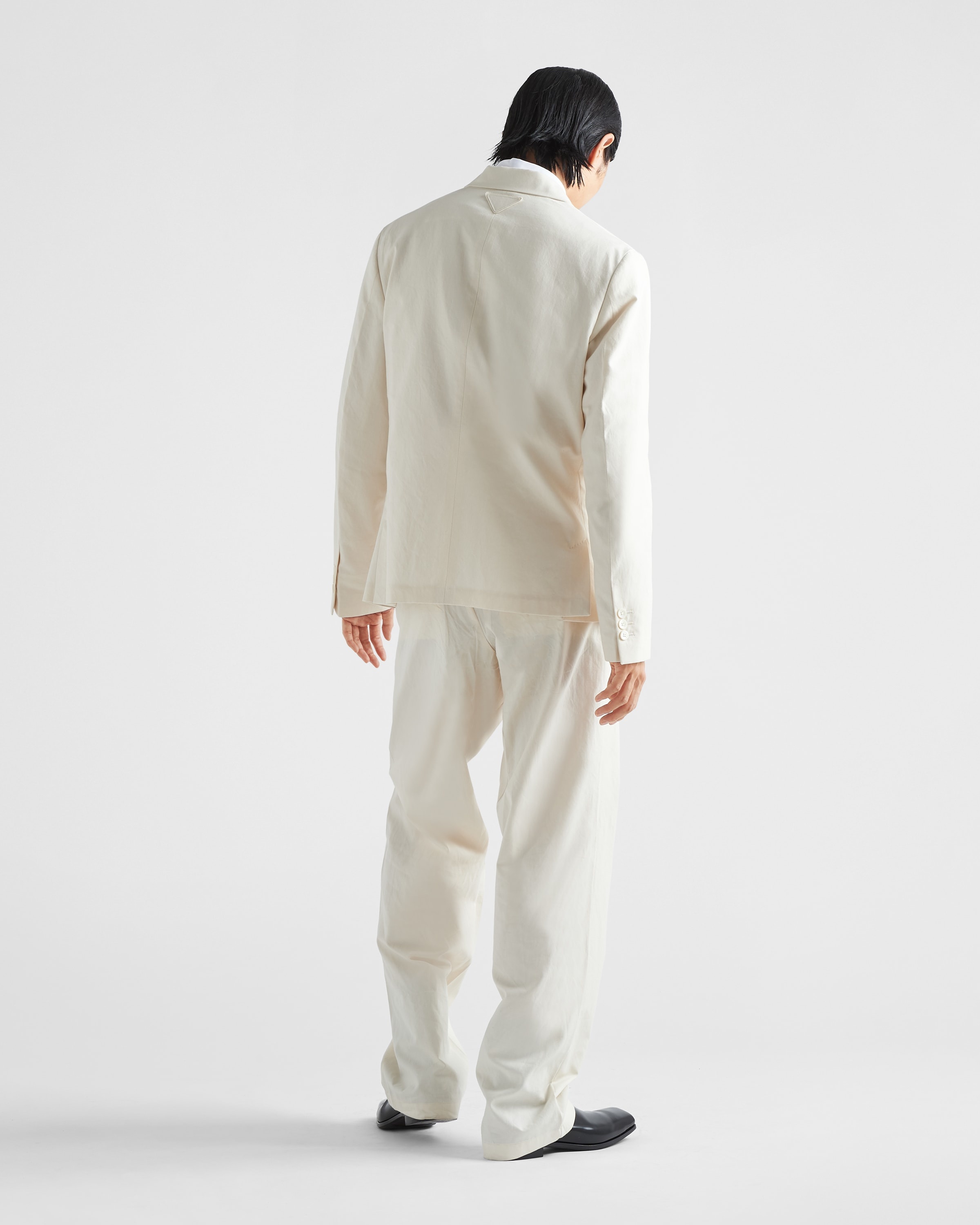 Double-breasted cotton jacket - 5