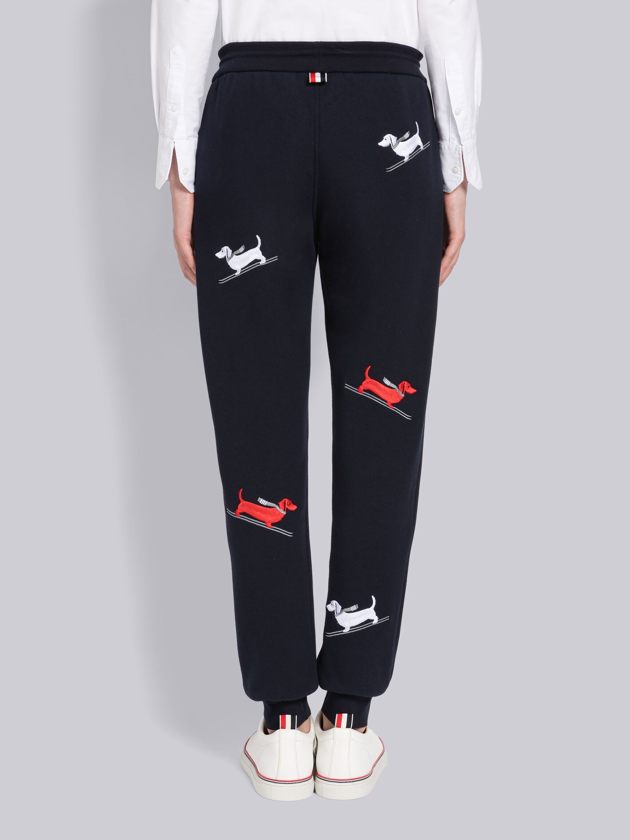 HECTOR SKI EMBROIDERY LOOPBACK SWEATPANTS - 3