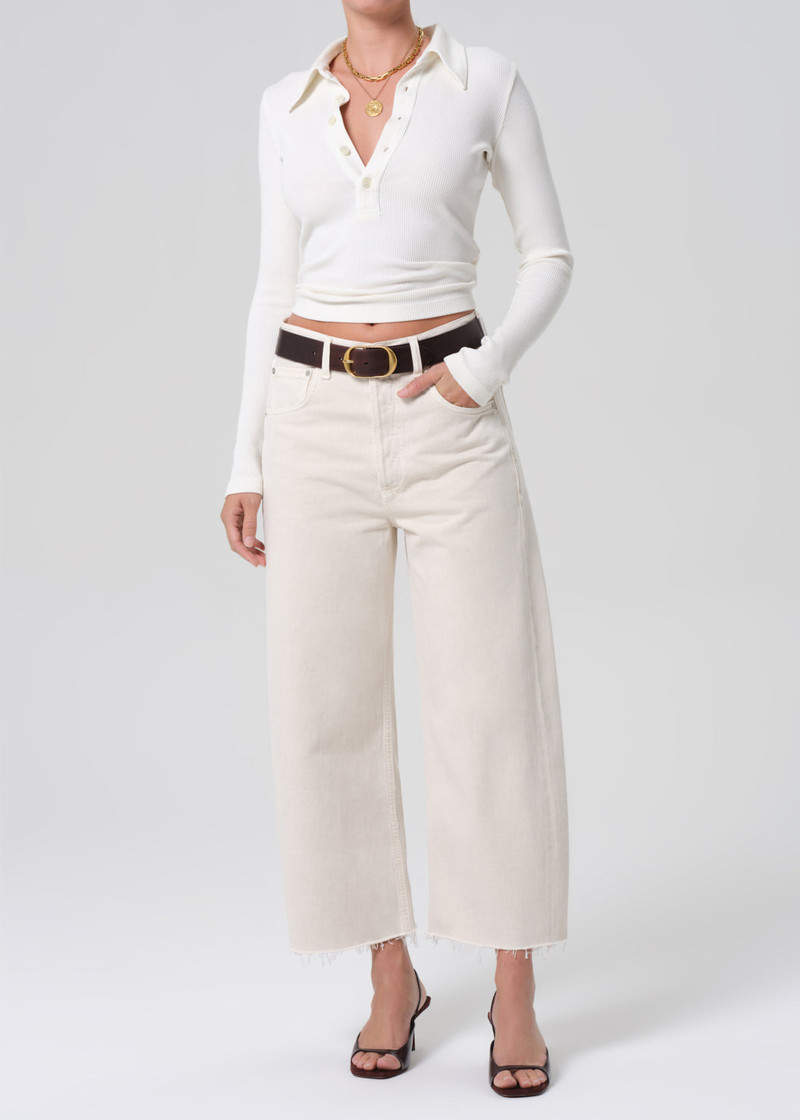 Citizens of Humanity Ayla Raw Hem Crop
In Almondette outlook