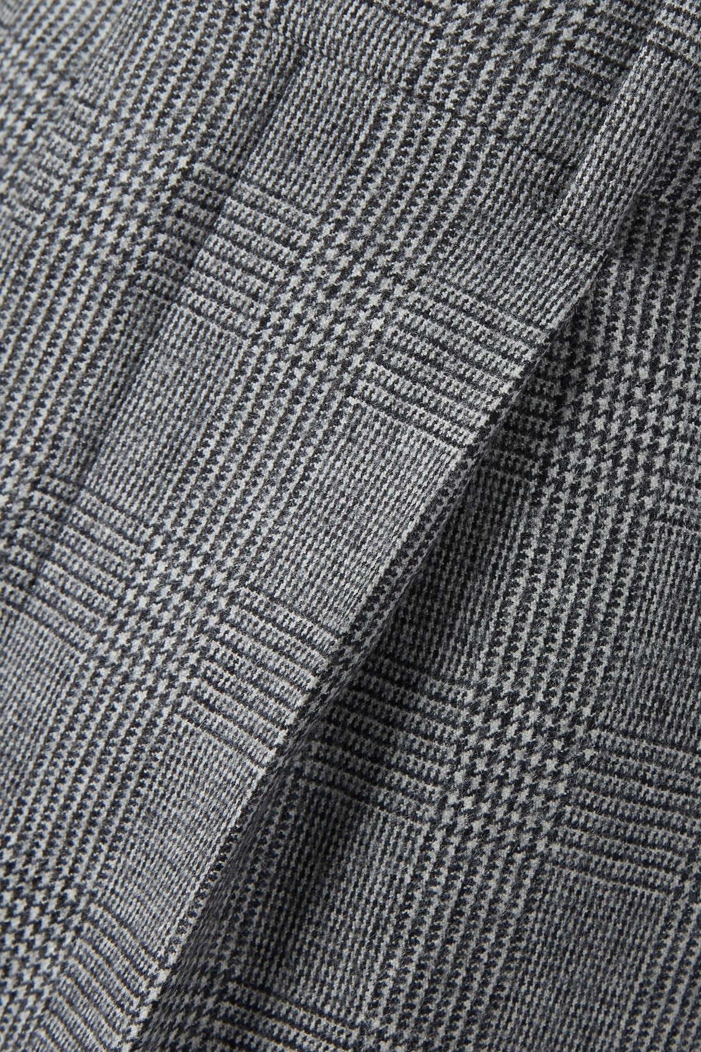 Houndstooth wool wide-leg pants - 6