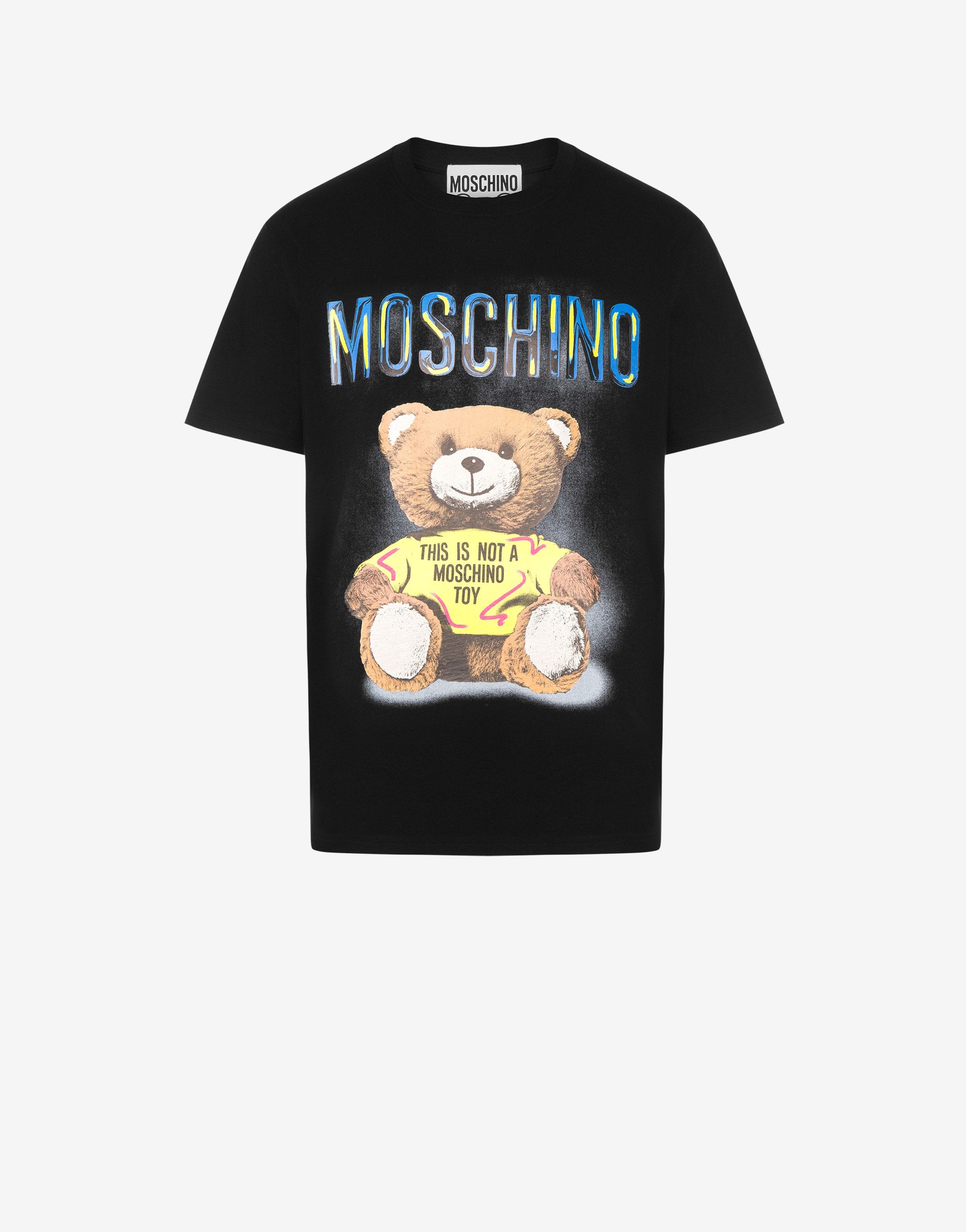 MOSCHINO TEDDY BEAR ORGANIC JERSEY T-SHIRT - 1