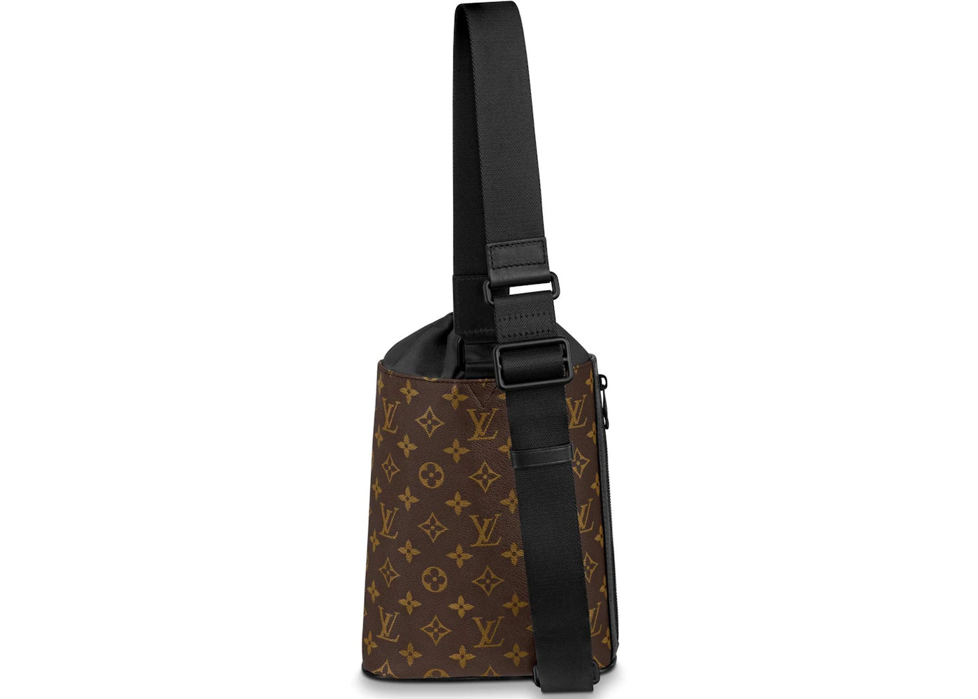 Louis Vuitton Chalk Sling Bag Monogram Logo Story Brown - 2
