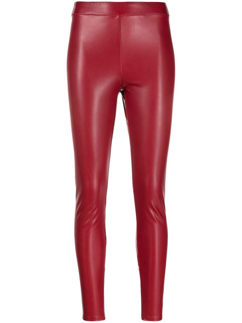 leather-effect leggings 1