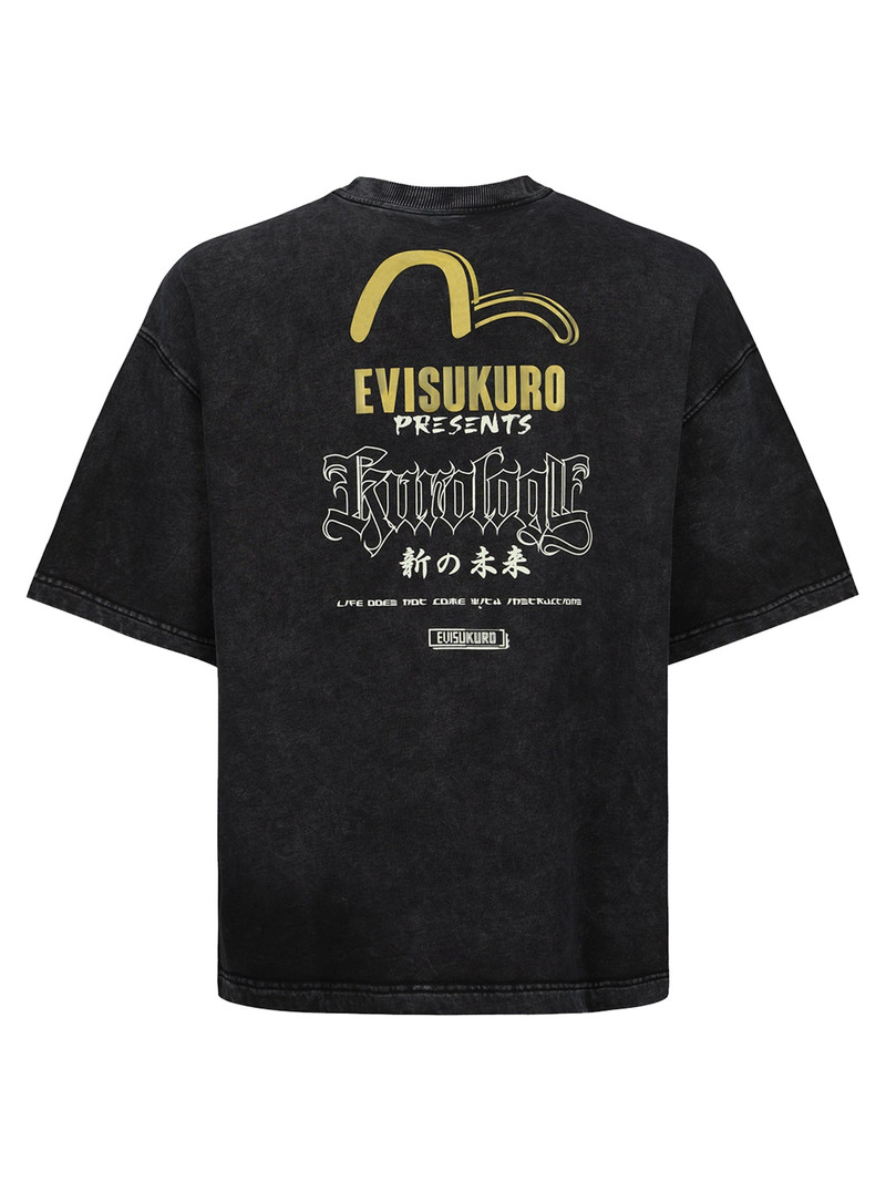 Callgrayphy Logo Print Washed T-Shirt 12