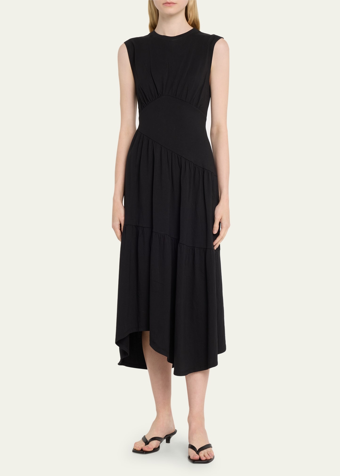 Gathered Seam Midi Dress - 2