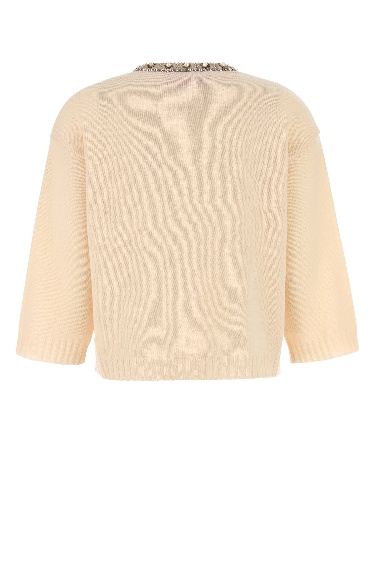 Cream wool sweater - 2