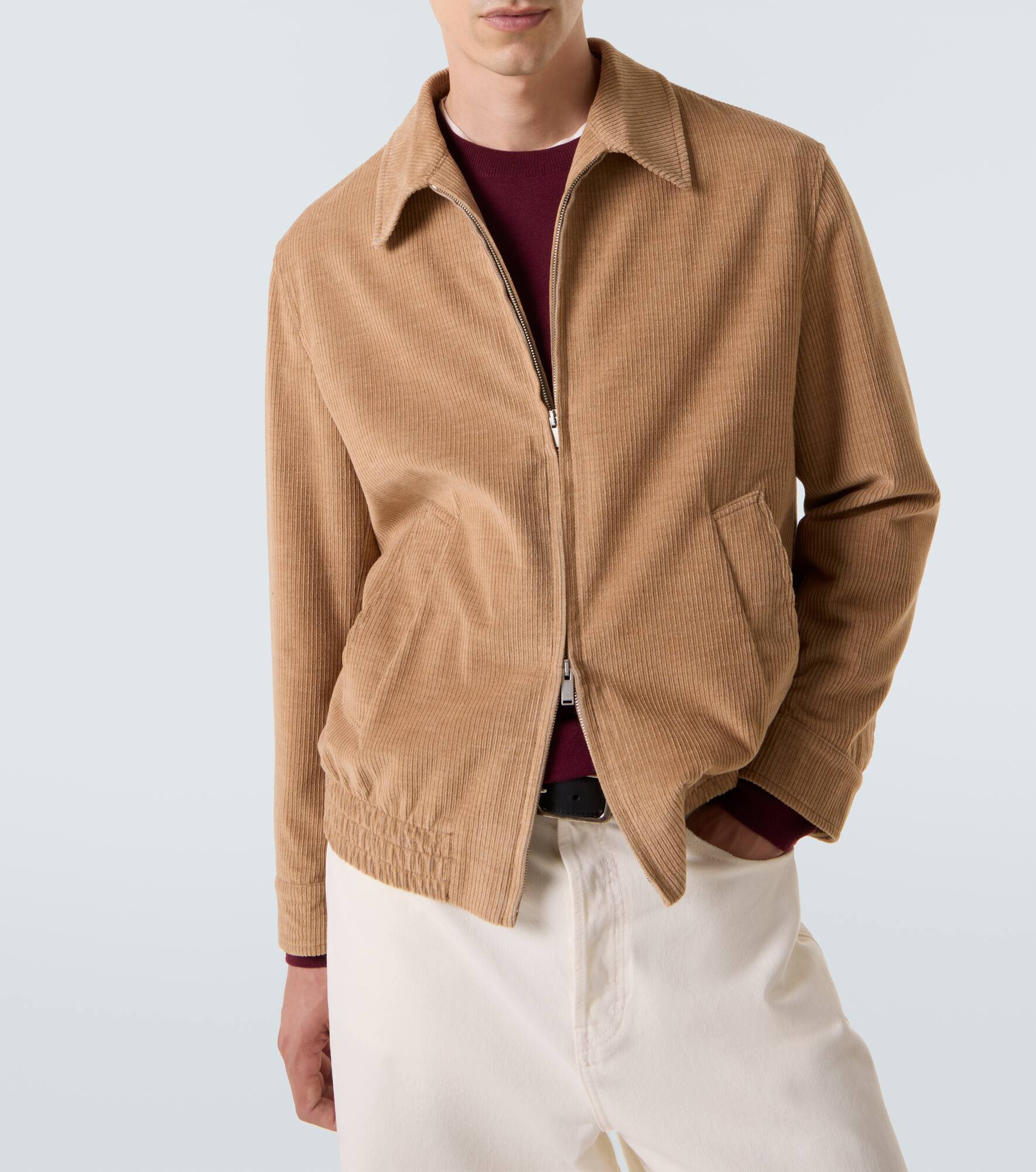 Cotton and alpaca corduroy jacket - 5