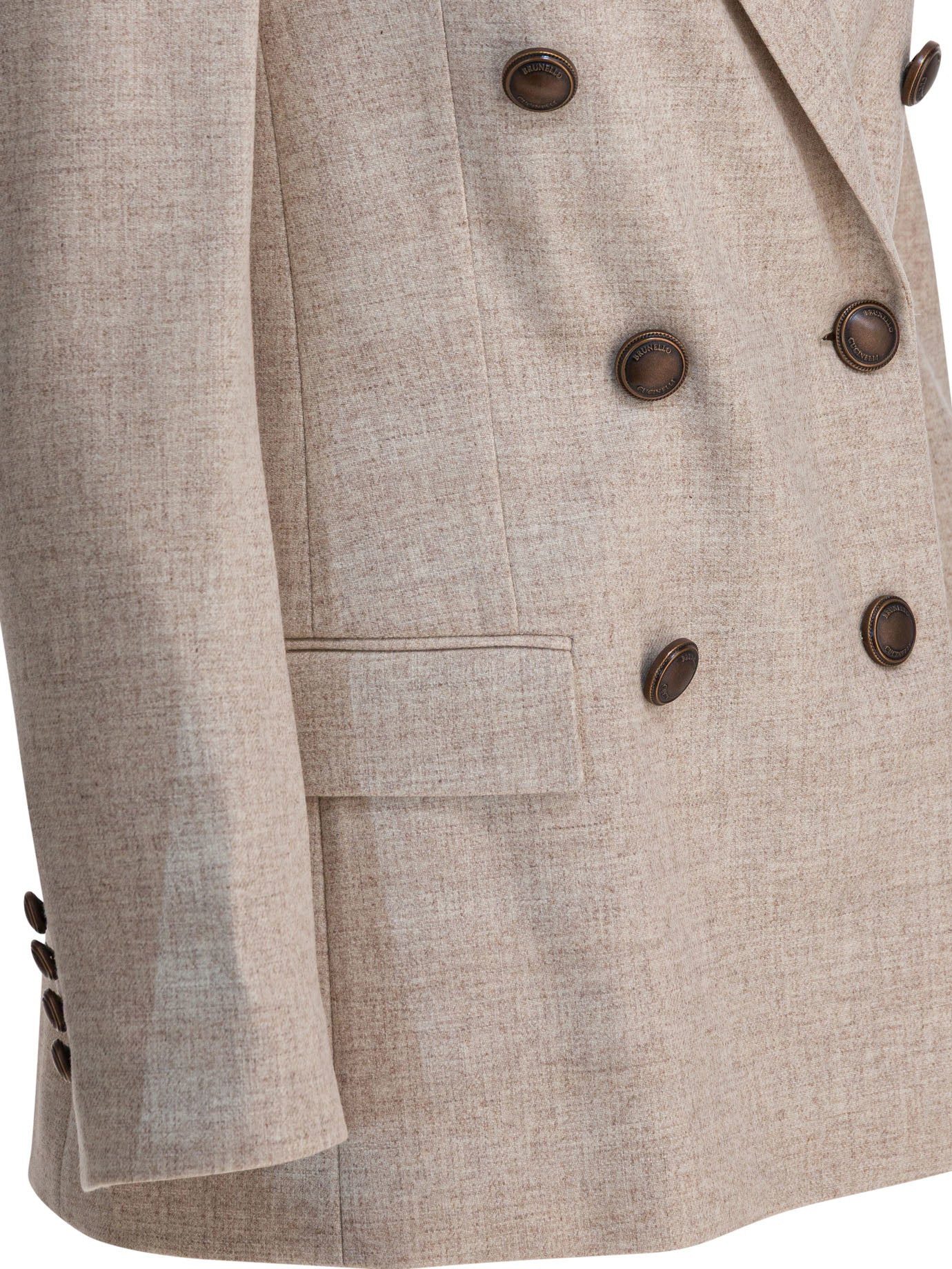 Brunello Cucinelli Women Wool And Cashmere Twill Flannel Blazer - 4