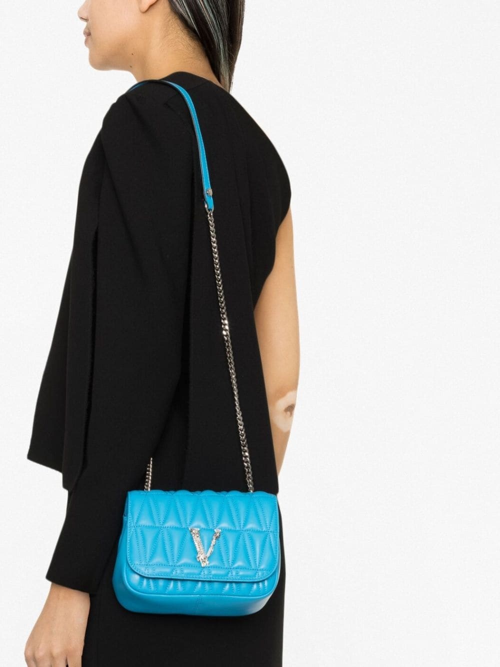 small Virtus leather shoulder bag - 3