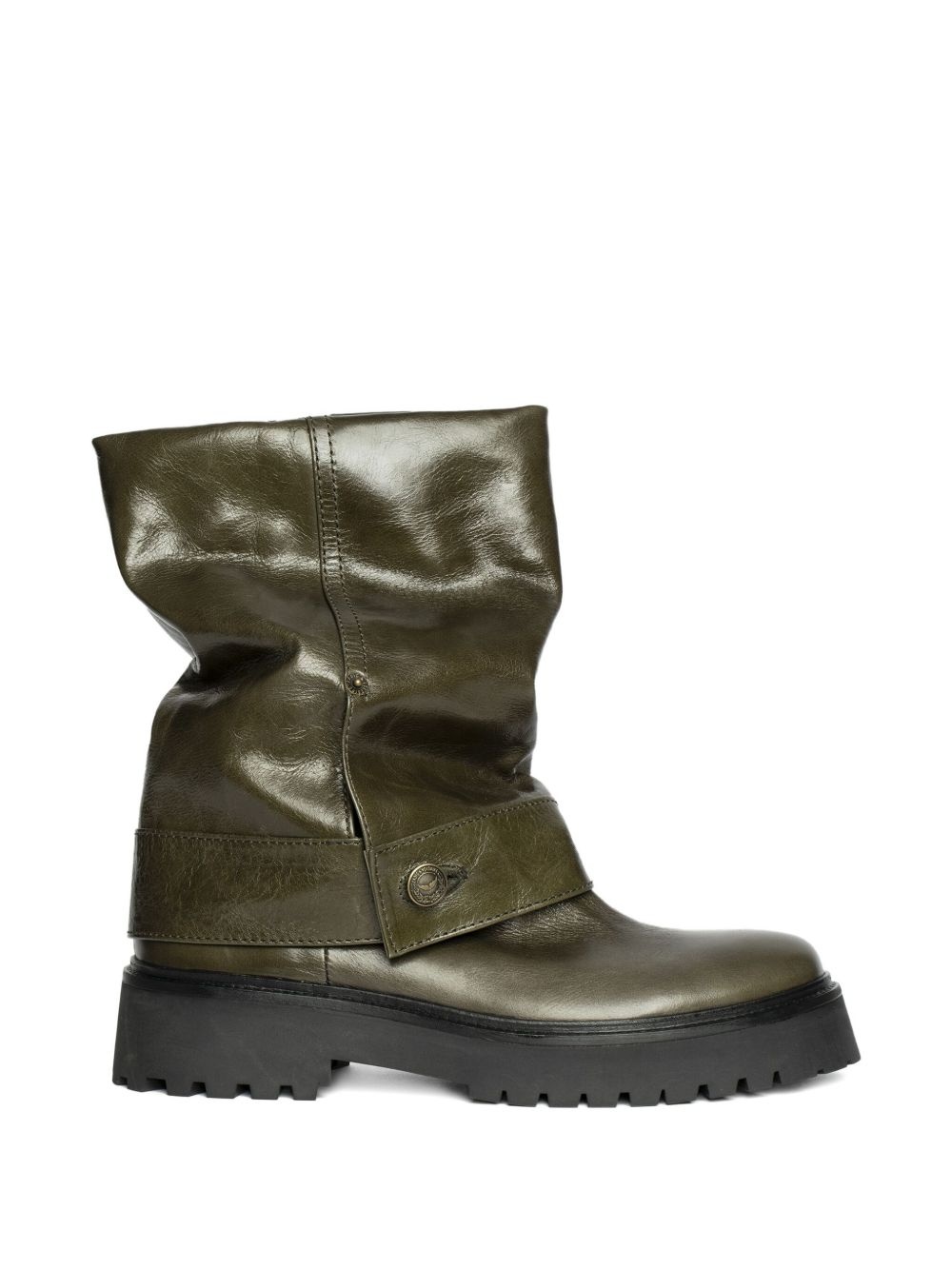 Angie fold-over leather boots - 2