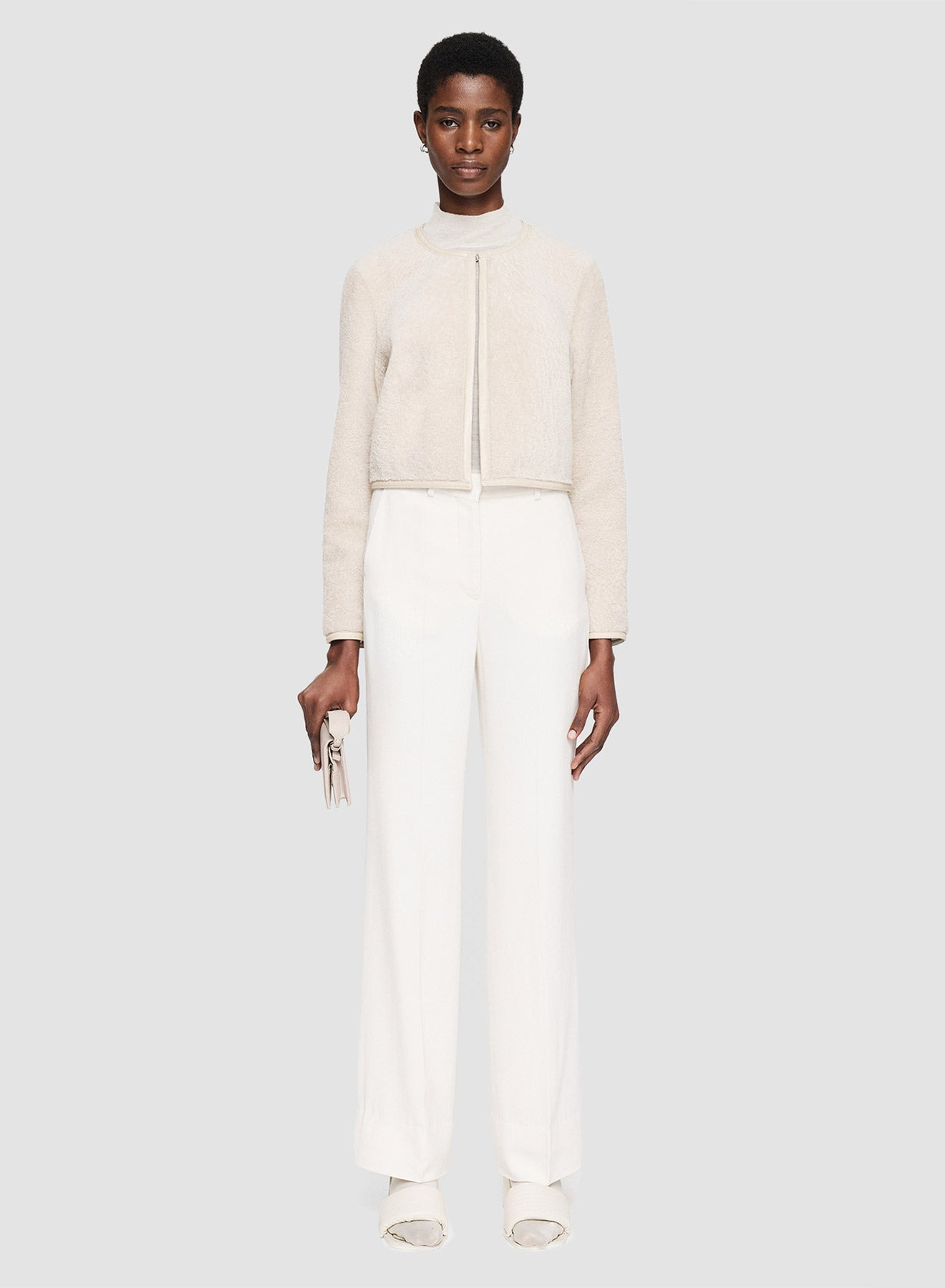 Maurice Embossed Shearling Jacket - 1