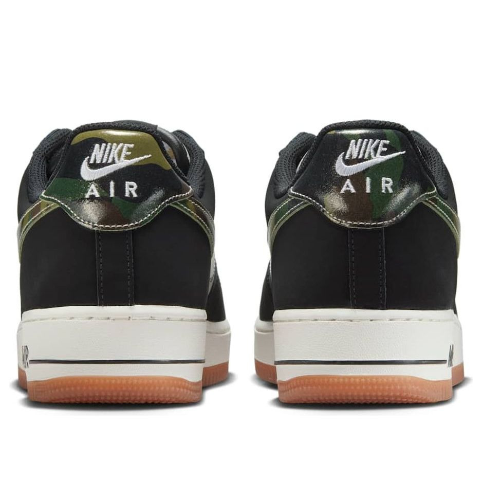 Nike Air Force 1 Low 'Black Patent Camo Swoosh' HQ1967-100 - 3