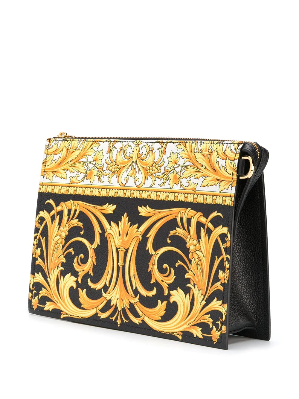 Barocco print clutch - 3