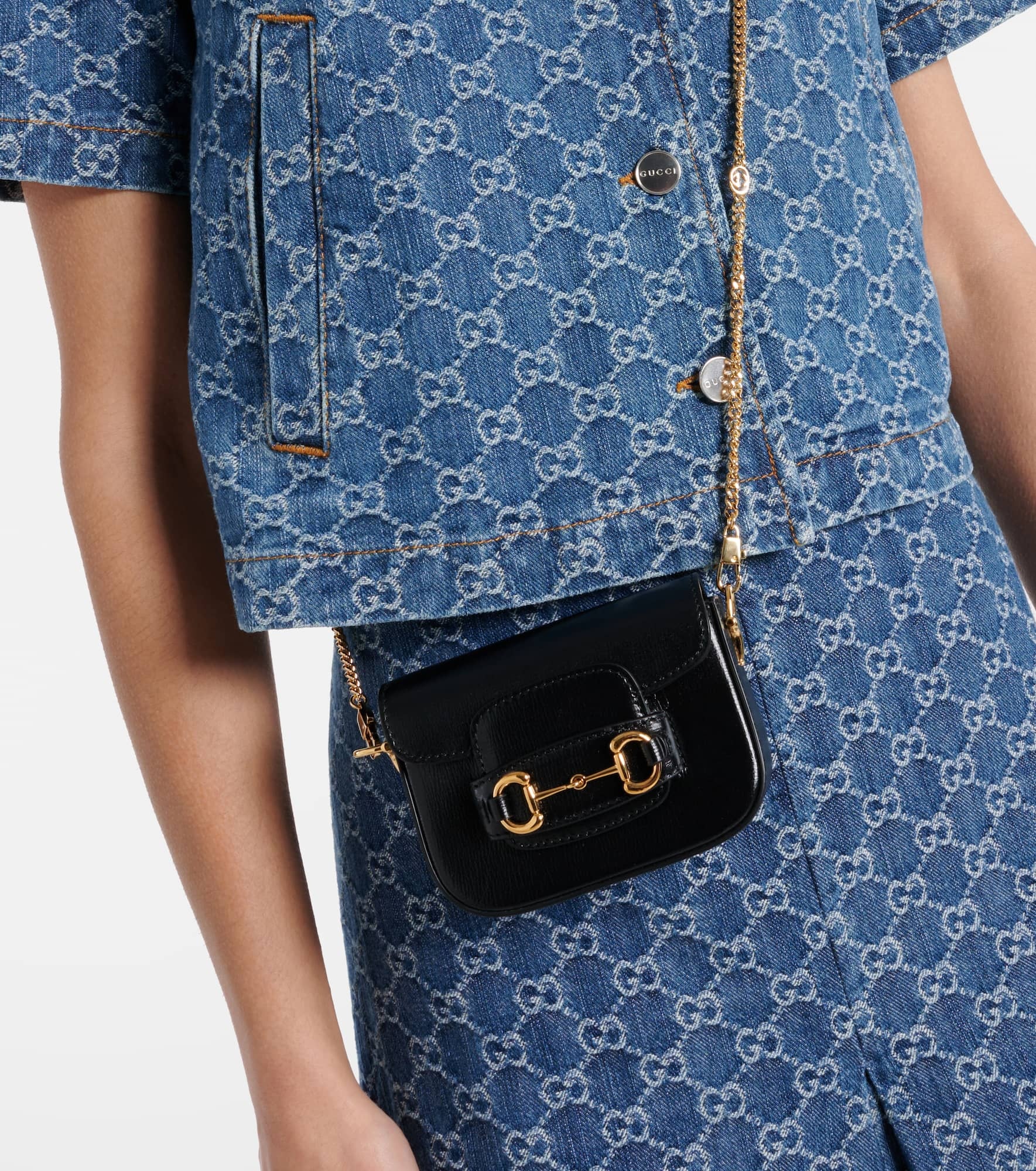 Gucci Horsebit 1955 Mini leather shoulder bag - 5