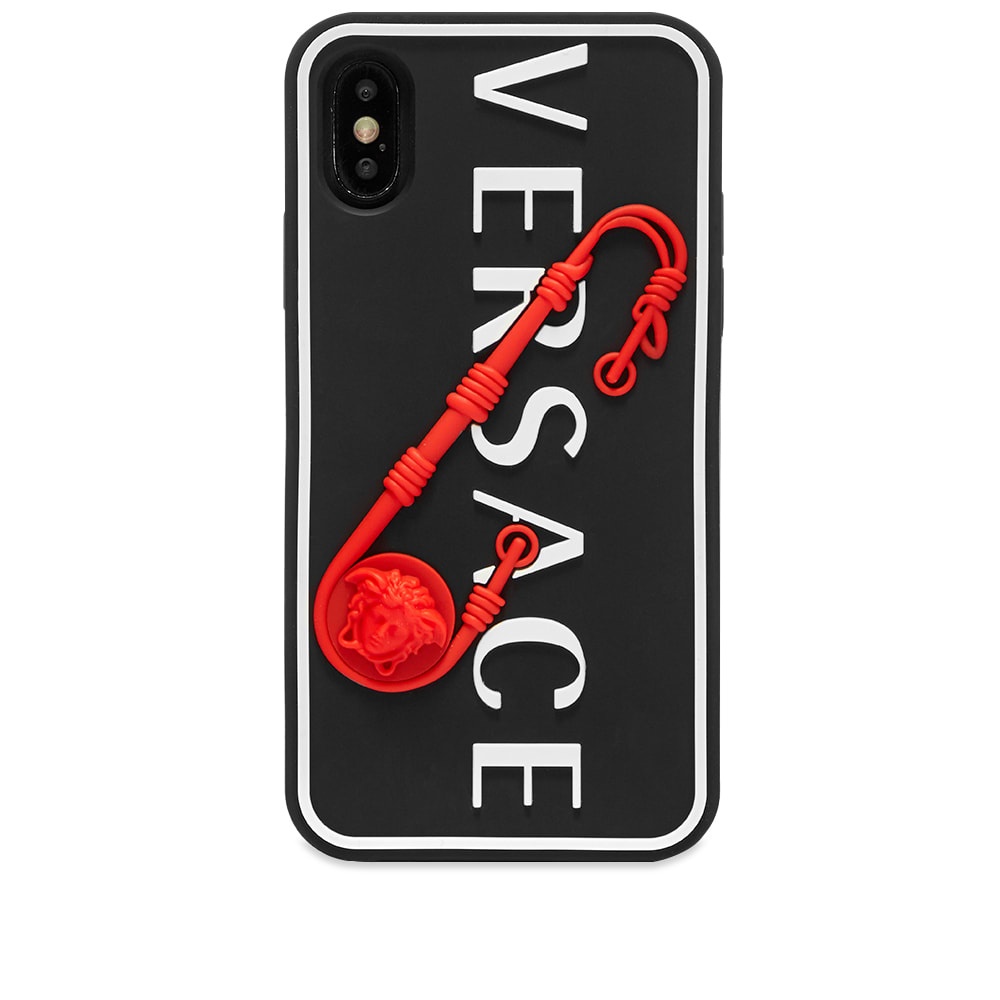 Versace Safety Pin Rubber iPhone X/XS Case - 1