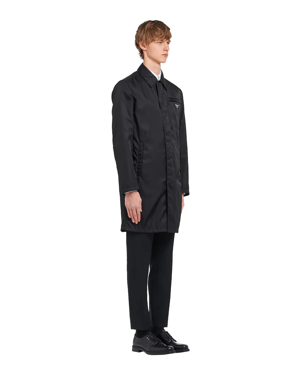 Nylon gabardine raincoat - 3