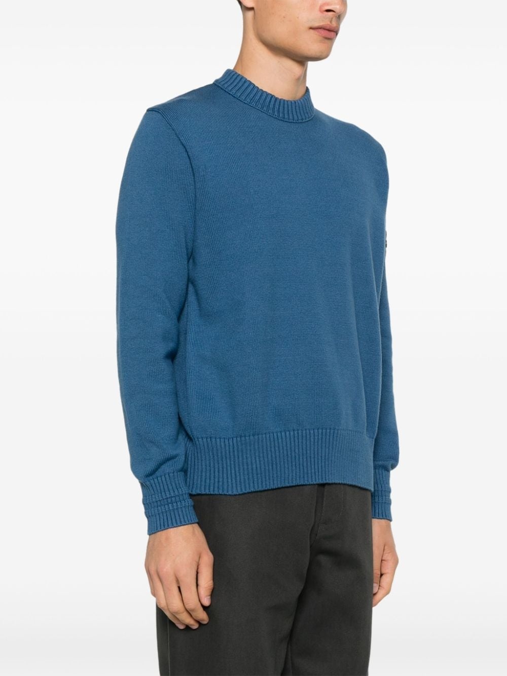 Compass-badge sweater - 3