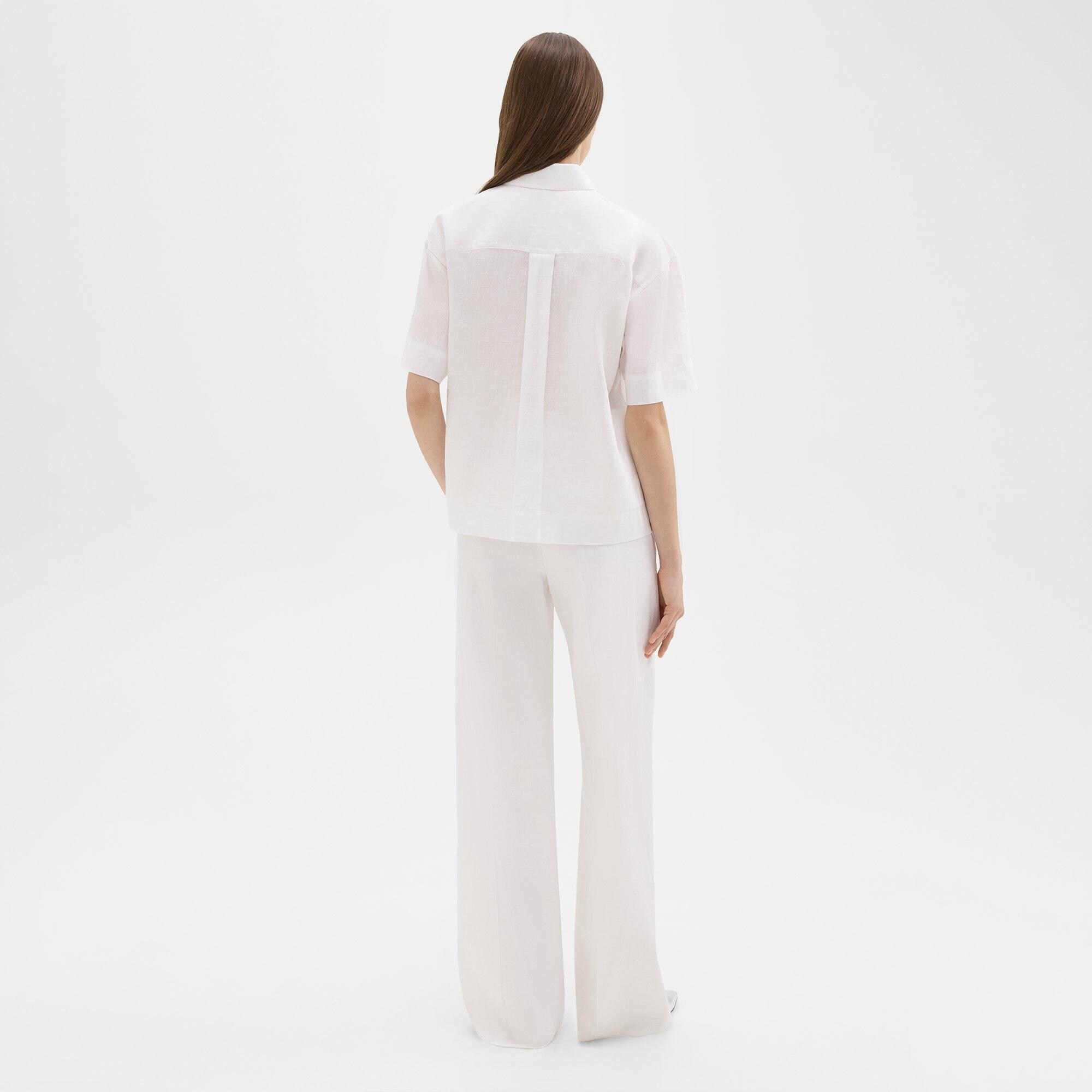 High-Waist Wide-Leg Pant in Good Linen - 4
