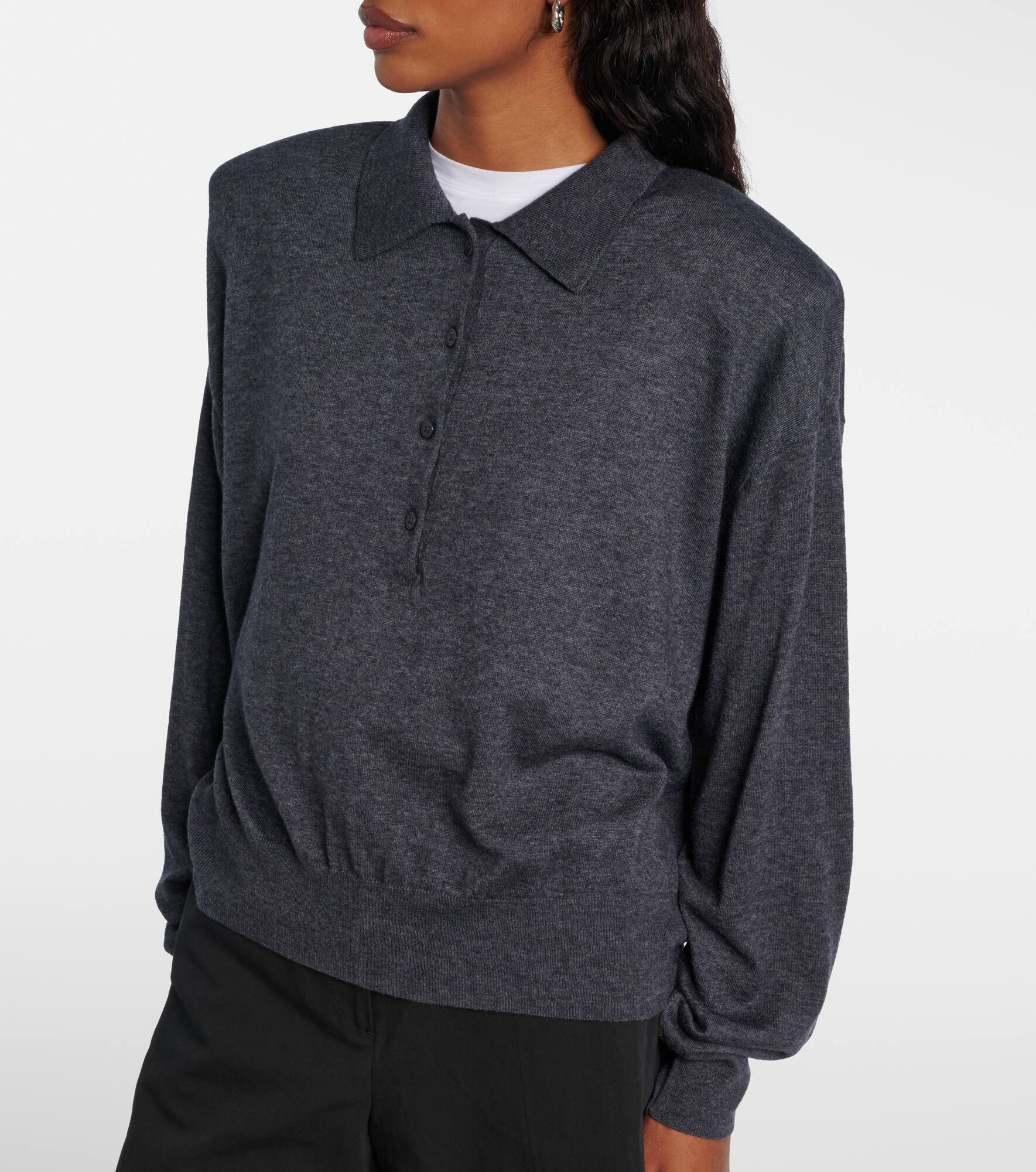 Croydon wool-blend polo sweater - 5