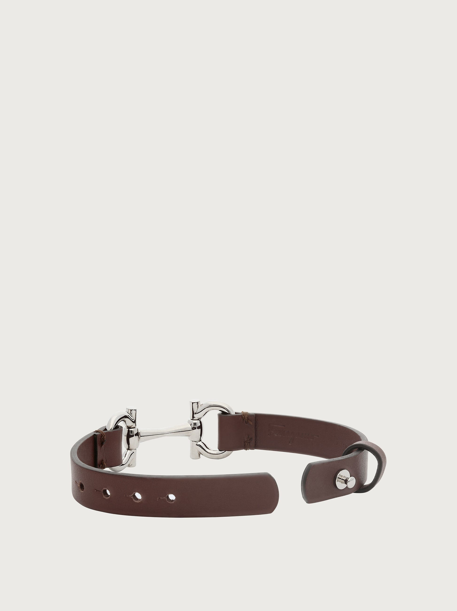 Leather horse bit bracelet - 2