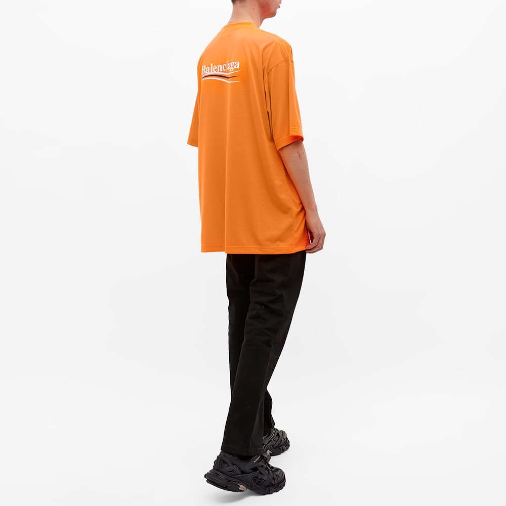 Balenciaga Oversized Political Campaign Logo Tee - 6