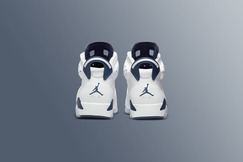 Jordan AIR JORDAN 6 RETRO - WHITE/MIDNIGHT NAVY outlook