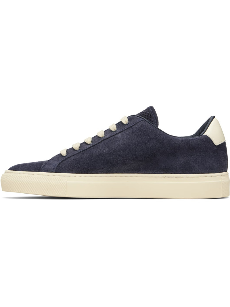 Common Projects Navy Oiled Suede Retro Vintage Sneakers outlook