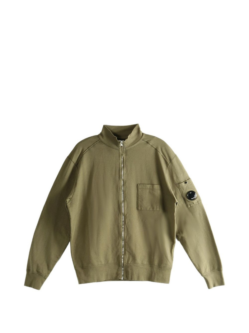 light fleece zip-up sweatshirt 1