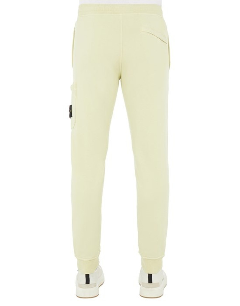 Stone Island 64551 GARMENT-DYED COTTON FLEECE  LIGHT GREEN outlook