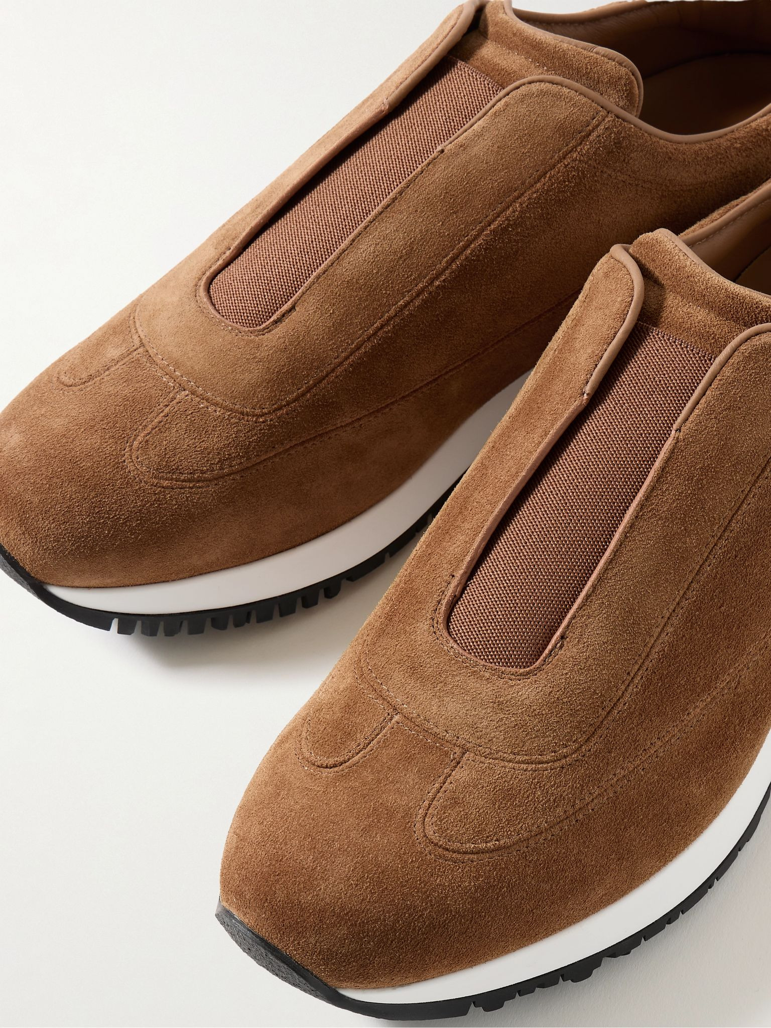Lift Suede Slip-On Sneakers Brown - 5